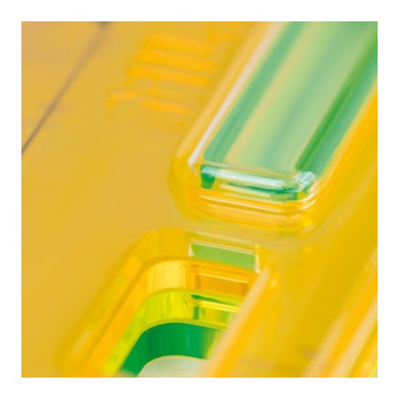 REGLA 30 CM TRANSPARENTE SERIE NEW LOOK, VERDE MILAN 353801NL