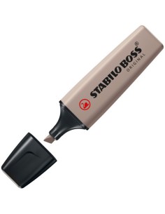 STABILO BOSS ORIGINAL NatureColors marcador 1 pieza(s) Punta de cincel Gris claro (x10 unidades)