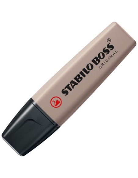STABILO BOSS ORIGINAL NatureColors marcador 1 pieza(s) Punta de cincel Gris claro (x10 unidades)