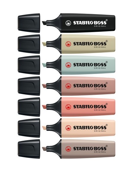 STABILO BOSS ORIGINAL NatureColors marcador 1 pieza(s) Punta de cincel Beige (x10 unidades)