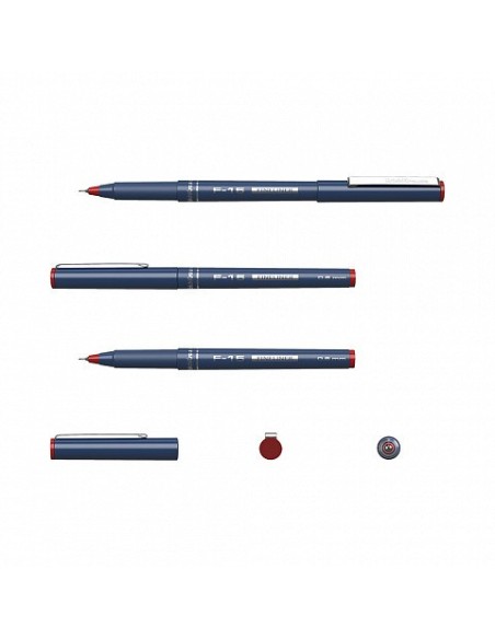 BOLÍGRAFO DE TRAZO FINO ERICHKRAUSE F-15, TINTA COLOR: ROJO ERICH KRAUSE 37067 (x12 unidades)