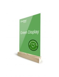 EXPOSITOR SOBREMESA SOSTENIBLE GREENDISPLAY 3X7,5X12,5CM A7 ARCHIVO2000 15907M1 CS TP 2