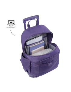 MOCHILA ESCOLAR CON RUEDAS COLOR AZUL MARINO - TRIK TOTTO MA03TKI003-23100-Z1V 2