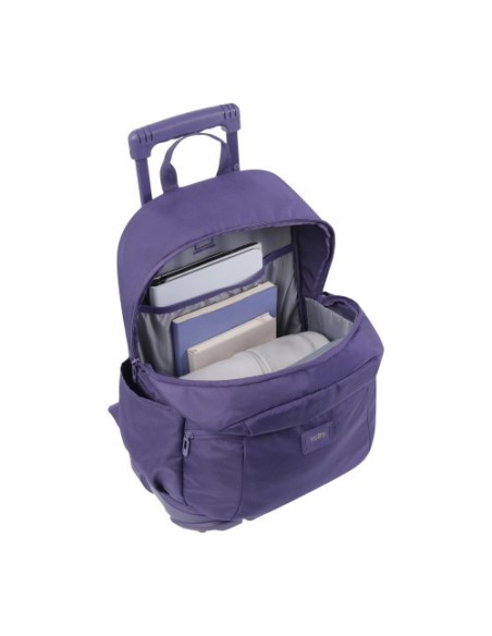 MOCHILA ESCOLAR CON RUEDAS COLOR MORADO - TRIK  TOTTO MA03TKI003-23100-M4R