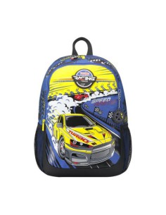 MOCHILA ESCOLAR GRANDE DE CARRERAS DE COCHES TOTTO MJ04VLC003-2310-6J7L