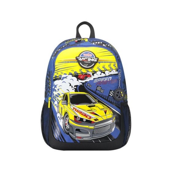 MOCHILA ESCOLAR GRANDE DE CARRERAS DE COCHES TOTTO MJ04VLC003-2310-6J7L