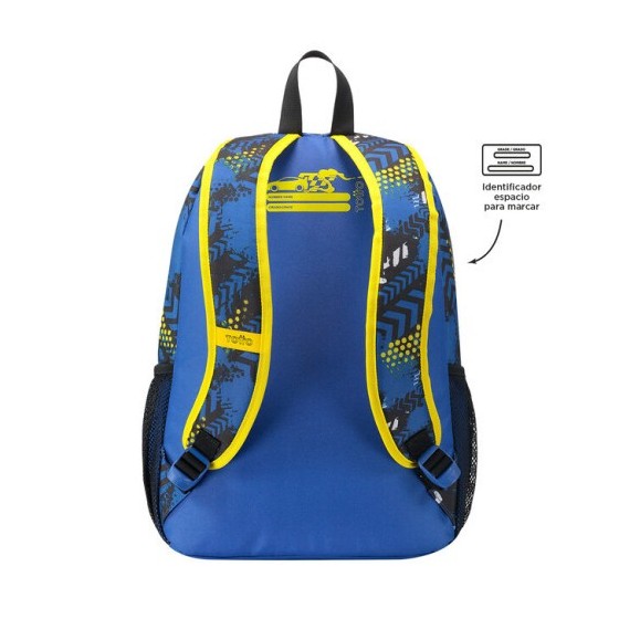 MOCHILA ESCOLAR GRANDE DE CARRERAS DE COCHES TOTTO MJ04VLC003-2310-6J7L