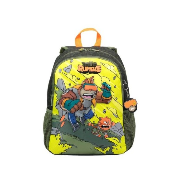 MOCHILA ESCOLAR MEDIANA DE CARTOONS TOTTO MJ04BWM002-2310-4DJM
