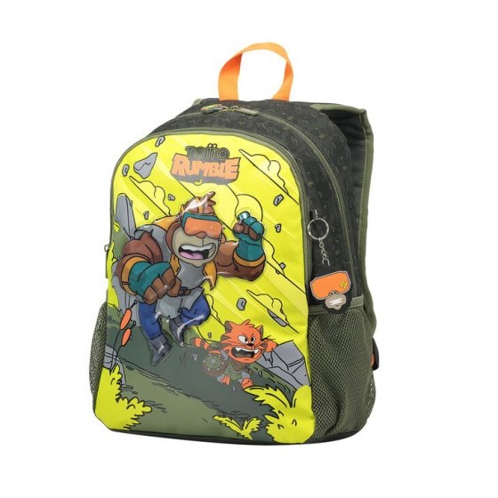 MOCHILA ESCOLAR MEDIANA DE CARTOONS TOTTO MJ04BWM002-2310-4DJM