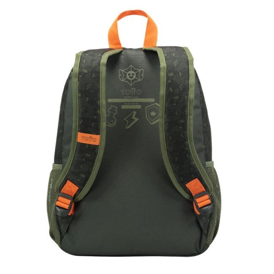 MOCHILA ESCOLAR MEDIANA DE CARTOONS TOTTO MJ04BWM002-2310-4DJM