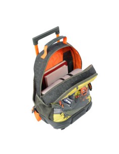 MOCHILA ESCOLAR CON RUEDAS MEDIANA DE CARTOONS TOTTO MJ03BWM005-2310-4DJM 2