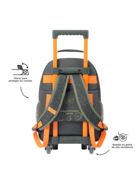 MOCHILA ESCOLAR CON RUEDAS MEDIANA DE CARTOONS TOTTO MJ03BWM005-2310-4DJM
