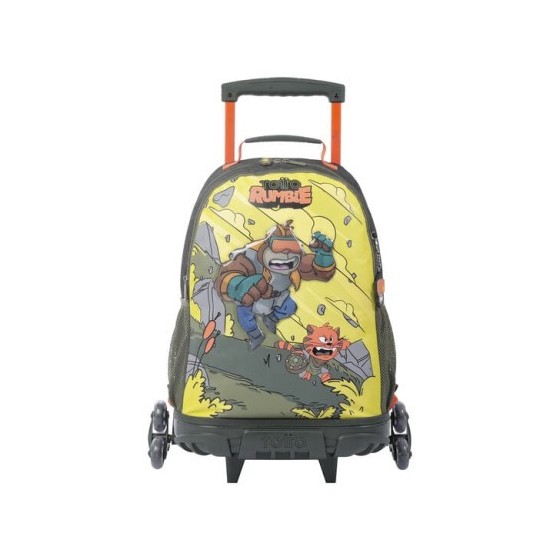 MOCHILA ESCOLAR CON RUEDAS GRANDE DE CARTOONS TOTTO MJ03BWM003-2310-4DJL