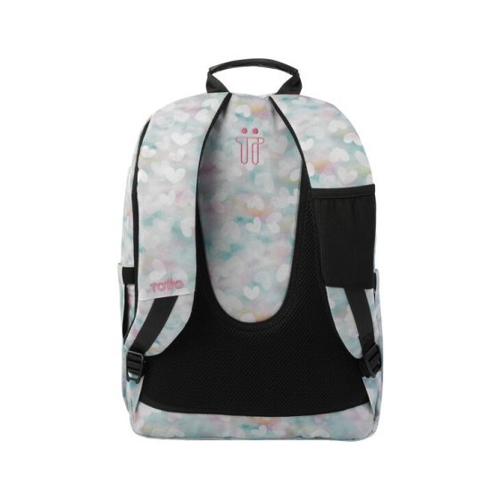 MOCHILA ESCOLAR CORAZONES PASTEL TOTTO MA04ECO001-23110-4HX