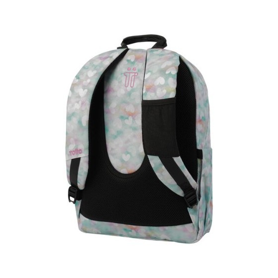 MOCHILA ESCOLAR CORAZONES PASTEL TOTTO MA04ECO001-23110-4HX