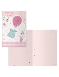 PACK 6 TARJETAS DE FELICITACIÓN MAMÁS - TAMAÑO 11,5 X 17 CM - MODELO CONEJO DOHE 70091 2