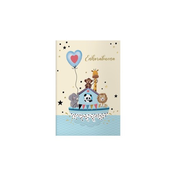PACK 6 TARJETAS DE FELICITACIÓN MAMÁS - TAMAÑO 11,5 X 17 CM - MODELO ARCA DOHE 70089