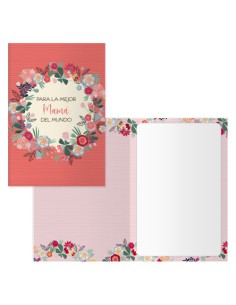 PACK 6 TARJETAS DE FELICITACIÓN MAMÁS - TAMAÑO 11,5 X 17 CM - MODELO ORLA DOHE 70084 2