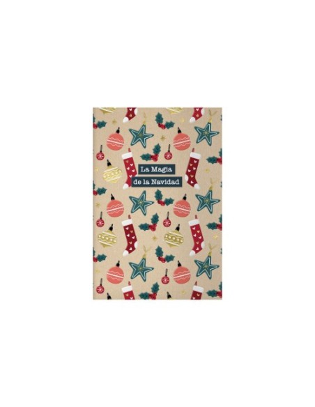 PACK 6 TARJETAS DE FELICITACIÓN NAVIDAD - TAMAÑO 11,5 X 17 CM - MODELO JOLLY DOHE 70038