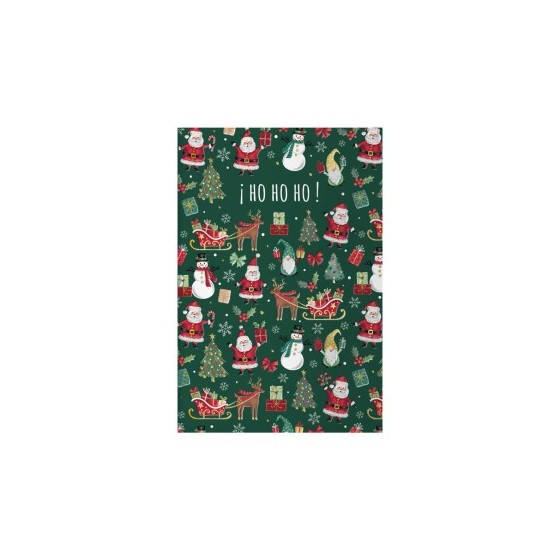 PACK 6 TARJETAS DE FELICITACIÓN NAVIDAD - TAMAÑO 11,5 X 17 CM - MODELO GIFT DOHE 70030