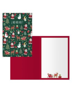 PACK 6 TARJETAS DE FELICITACIÓN NAVIDAD - TAMAÑO 11,5 X 17 CM - MODELO GIFT DOHE 70030 2