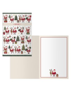 PACK 6 TARJETAS DE FELICITACIÓN NAVIDAD - TAMAÑO 11,5 X 17 CM - MODELO COCHE DOHE 70020 2