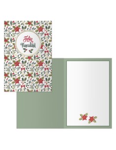 PACK 6 TARJETAS DE FELICITACIÓN NAVIDAD - TAMAÑO 11,5 X 17 CM - MODELO PASCUA DOHE 70001 2