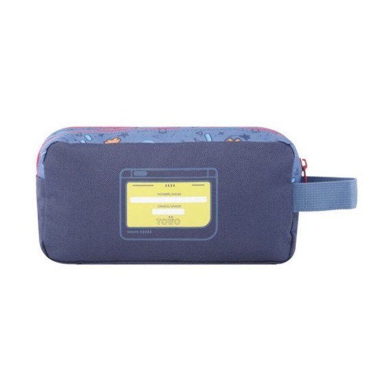 ESTUCHE ESCOLAR DOS COMPARTIMENTOS - ATLAS TOTTO AJ52ATA001-2210-2JW