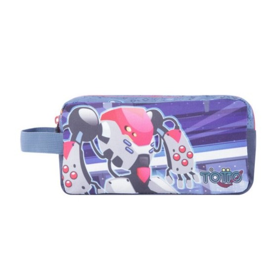 ESTUCHE ESCOLAR DOS COMPARTIMENTOS - ATLAS TOTTO AJ52ATA001-2210-2JW