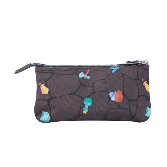 ESTUCHE ESCOLAR TRES COMPARTIMENTOS ESTAMPADO VIDEOJUEGO - TABLERO TOTTO AC52ECO012-2210Z-3Y7