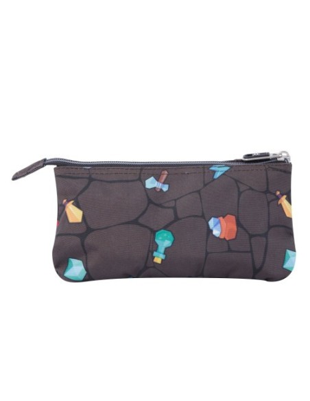 ESTUCHE ESCOLAR TRES COMPARTIMENTOS ESTAMPADO VIDEOJUEGO - TABLERO TOTTO AC52ECO012-2210Z-3Y7