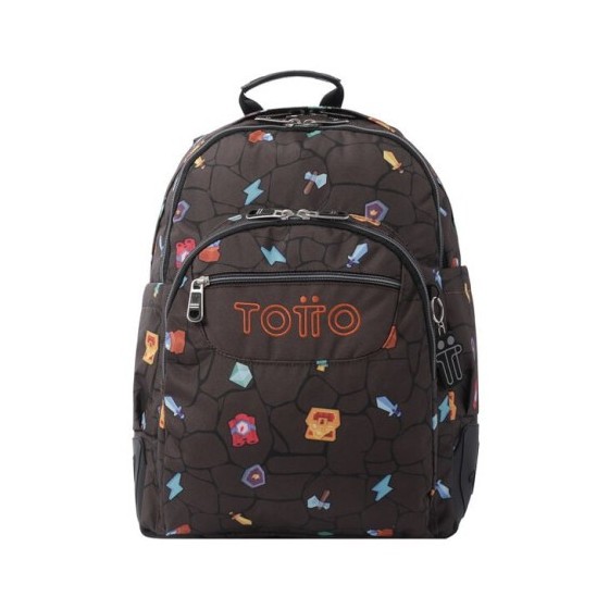 MOCHILA ESCOLAR ESTAMPADO VIDEOJUEGO - CRAYOLES TOTTO MA04ECO029-2210N-3Y7
