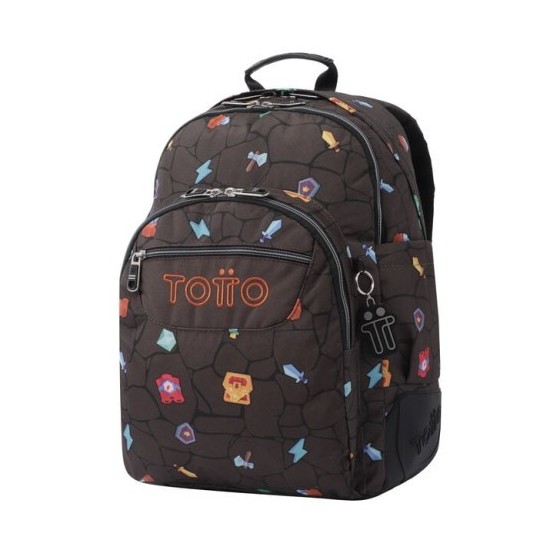 MOCHILA ESCOLAR ESTAMPADO VIDEOJUEGO - CRAYOLES TOTTO MA04ECO029-2210N-3Y7