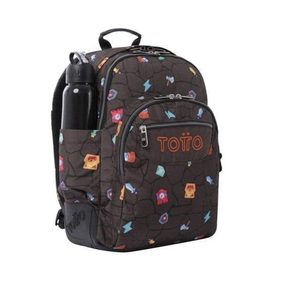 MOCHILA ESCOLAR ESTAMPADO VIDEOJUEGO - CRAYOLES TOTTO MA04ECO029-2210N-3Y7