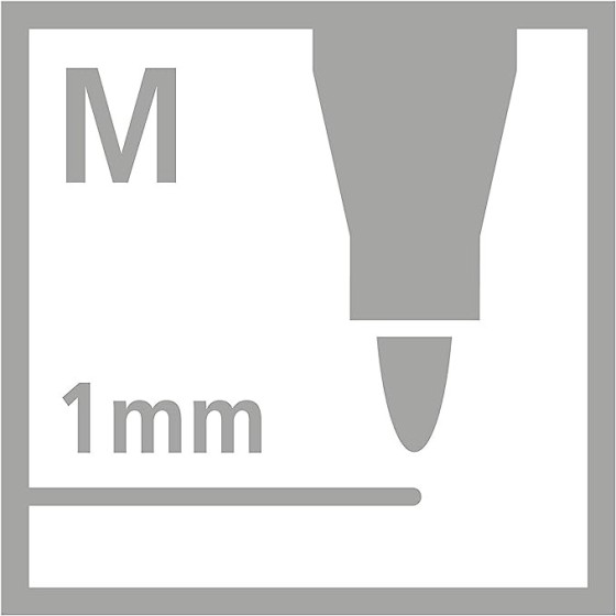 ROTULADOR PREMIUM CON PUNTA DE FIBRA BISELADA PEN 68 MAX COLOR VERDE HIELO STABILO 768/13 (x10 unidades)