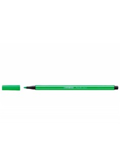 ROTULADOR PREMIUM CON PUNTA DE FIBRA BISELADA PEN 68 MAX COLOR VERDE CLARO STABILO 768/33 (x10 unidades) 2