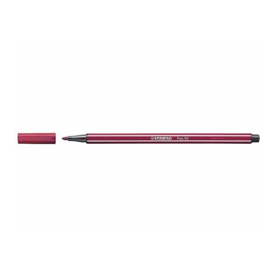 ROTULADOR PREMIUM CON PUNTA DE FIBRA BISELADA PEN 68 MAX COLOR PÚRPURA STABILO 768/19 (x10 unidades)