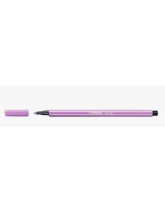 ROTULADOR PREMIUM CON PUNTA DE FIBRA BISELADA PEN 68 MAX COLOR LILA STABILO 768/58 (x10 unidades)