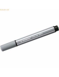 ROTULADOR PREMIUM CON PUNTA DE FIBRA BISELADA PEN 68 MAX COLOR GRIS MEDIO STABILO 768/95 (x10 unidades) 2
