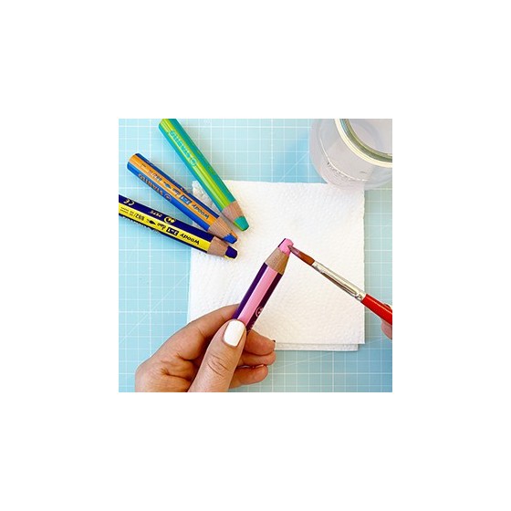 ESTUCHE 10 LAPICES + SACAPUNTAS WOODY 3 COLORES EN 1 STABILO