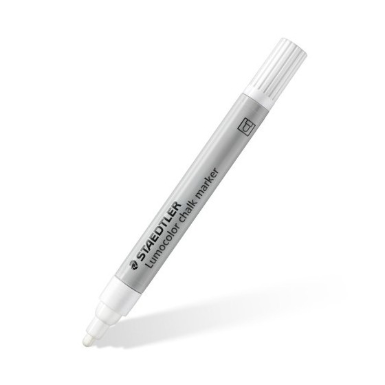 Staedtler Lumocolor marcador de tiza Bala Azul, Rojo, Blanco, Amarillo 4 pieza(s)
