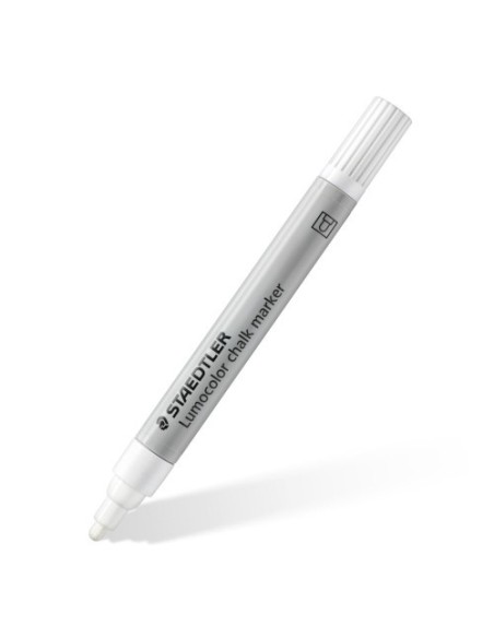 Staedtler Lumocolor marcador de tiza Bala Azul, Rojo, Blanco, Amarillo 4 pieza(s)