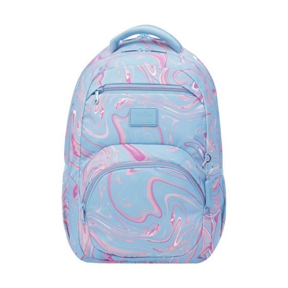 MOCHILA ECO-FRIENDLY ESTAMPADO VERDE Y ROSA - TRACER 4 TOTTO MA04TRC004-2210G-3JX