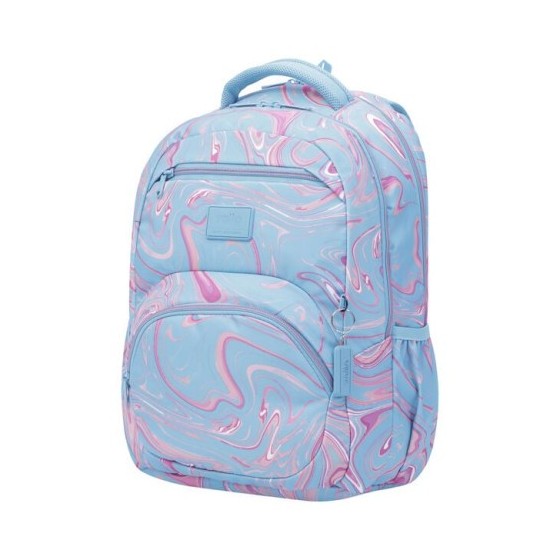 MOCHILA ECO-FRIENDLY ESTAMPADO VERDE Y ROSA - TRACER 4 TOTTO MA04TRC004-2210G-3JX