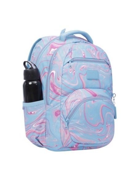 MOCHILA ECO-FRIENDLY ESTAMPADO VERDE Y ROSA - TRACER 4 TOTTO MA04TRC004-2210G-3JX
