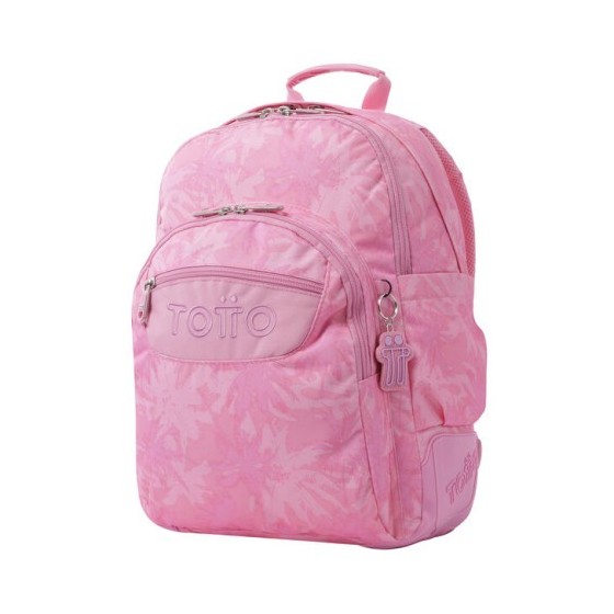 MOCHILA ESCOLAR PALMERAS ROSAS - CRAYOLES TOTTO MA04ECO029-2210N-8IE