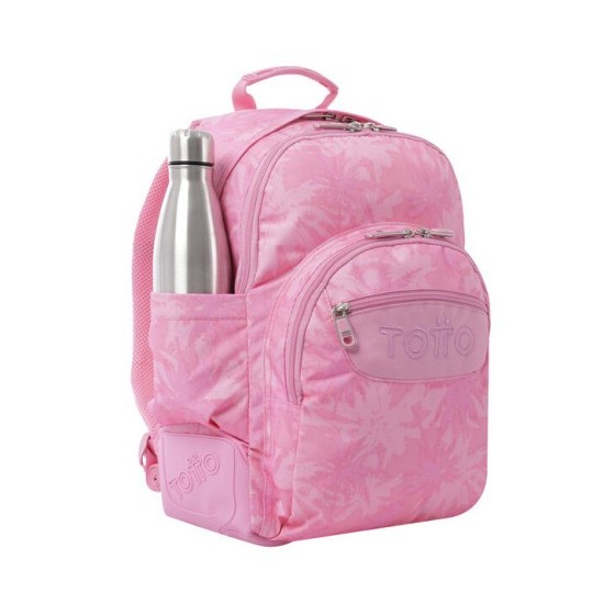 MOCHILA ESCOLAR PALMERAS ROSAS - CRAYOLES TOTTO MA04ECO029-2210N-8IE
