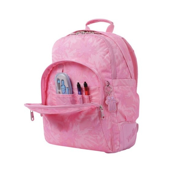MOCHILA ESCOLAR PALMERAS ROSAS - CRAYOLES TOTTO MA04ECO029-2210N-8IE
