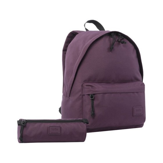 PACK MOCHILA + ESTUCHE COLOR MORADO - KALEX TOTTO MA04COM093-22200-M50