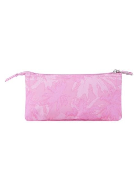 ESTUCHE ESCOLAR TRES COMPARTIMENTOS PALMERAS ROSAS - TABLERO TOTTO AC52ECO012-2210Z-8IE
